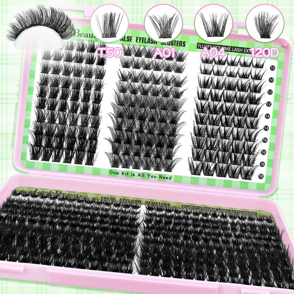 Eyelash Extension Look - Natural Look False Eyelashes Wispy Style