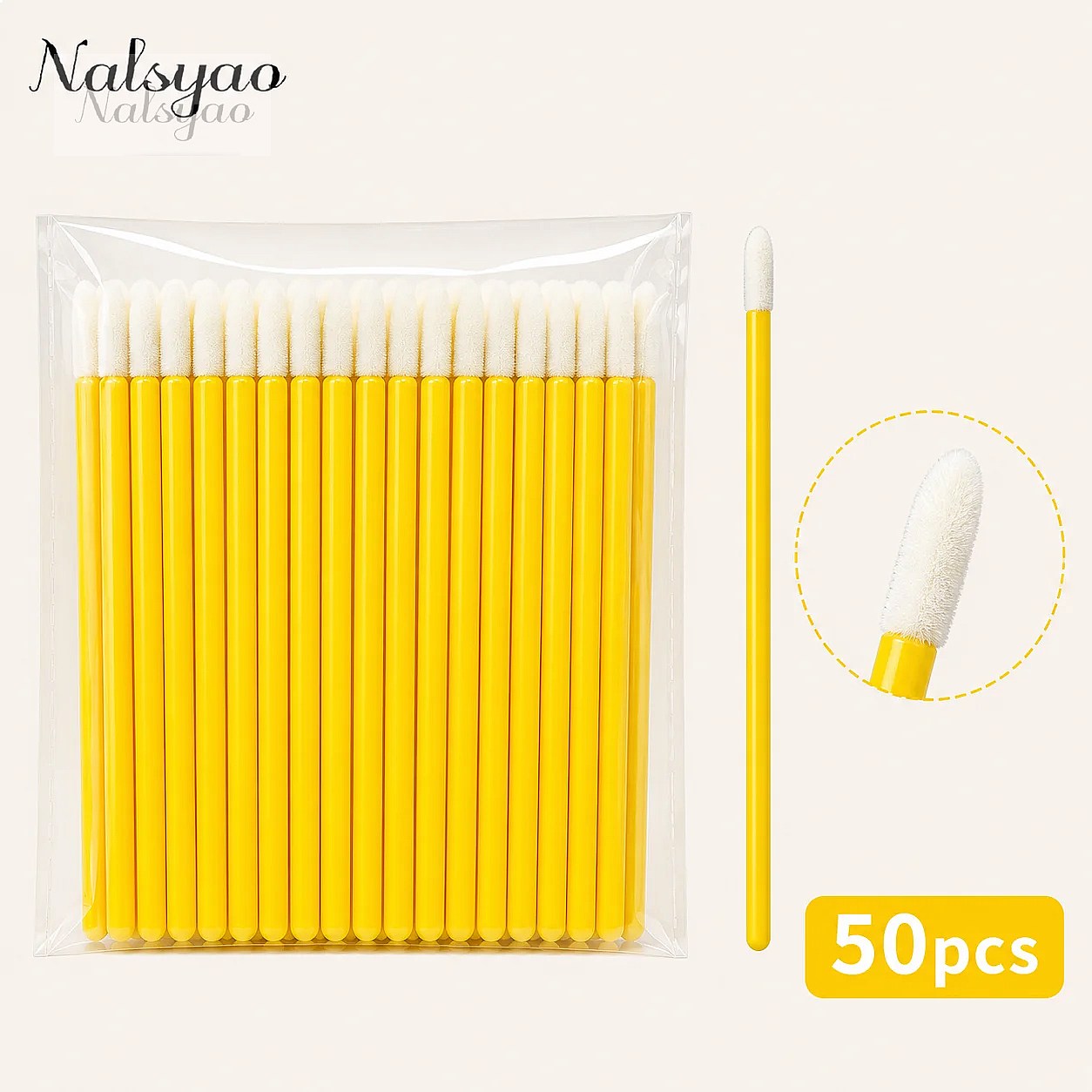 Eyelash Extension Eyeliner - 50/500PCS Disposable Mascara Applicator Lipstick Wands