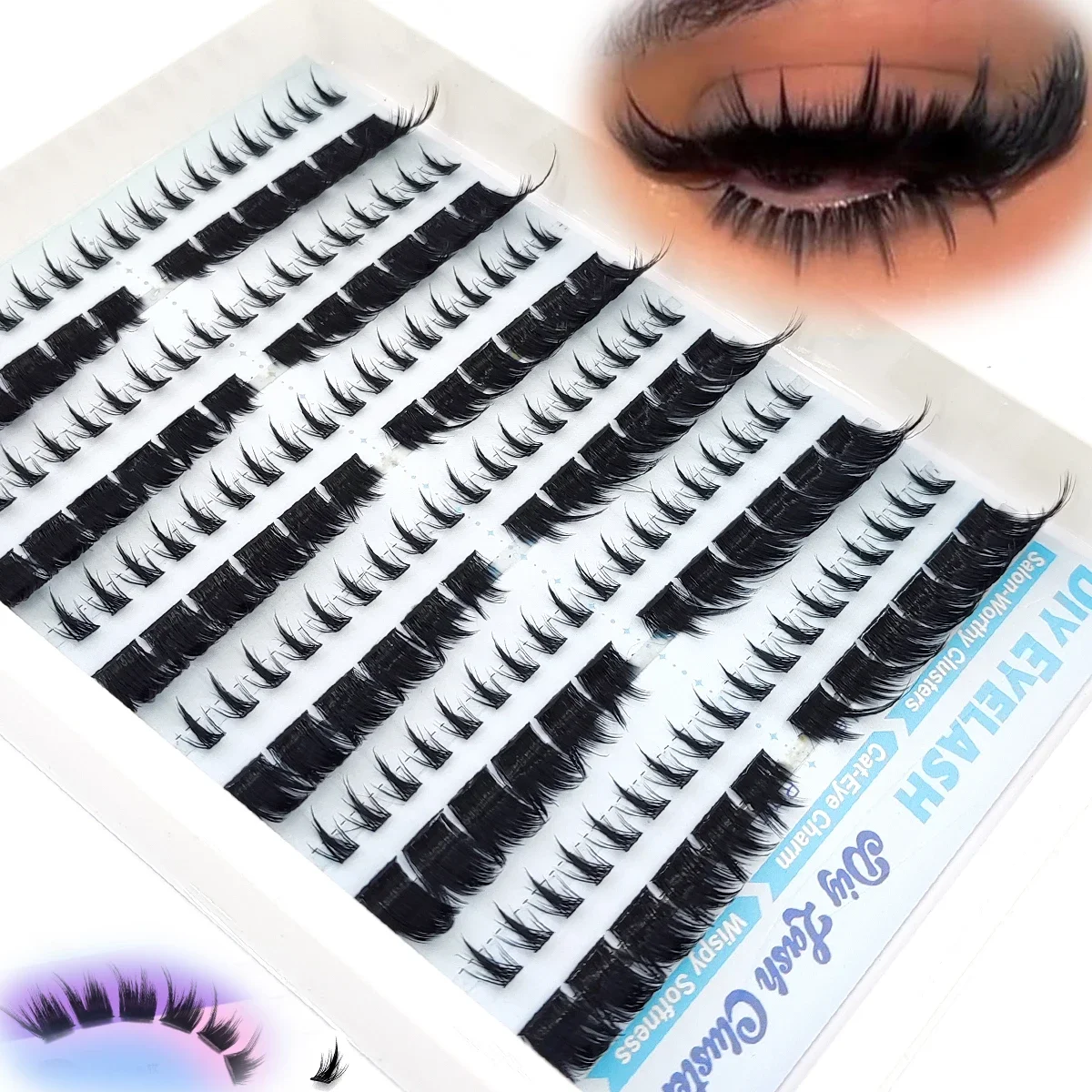 Eyelash Extension Cat Eye - HBZGTLAD new dramatic diagonal fly eyelash