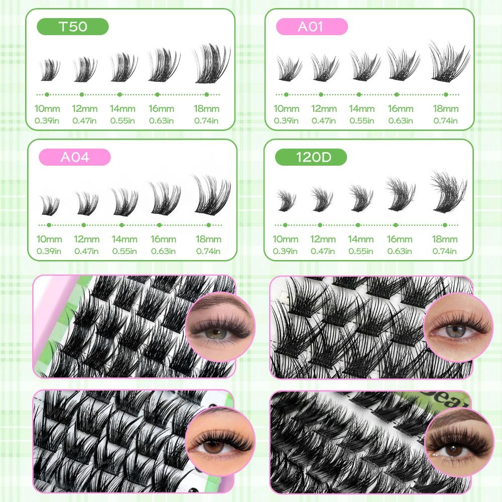 Natural Look False Eyelashes W - огляд і ціна Eyelash Extension Look