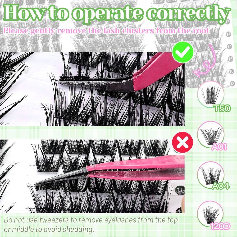Natural Look False Eyelashes W - огляд і ціна Eyelash Extension Look
