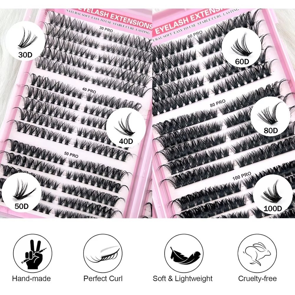 8-16mm Length False Eyelashes  - огляд і ціна Lash Fan Volume