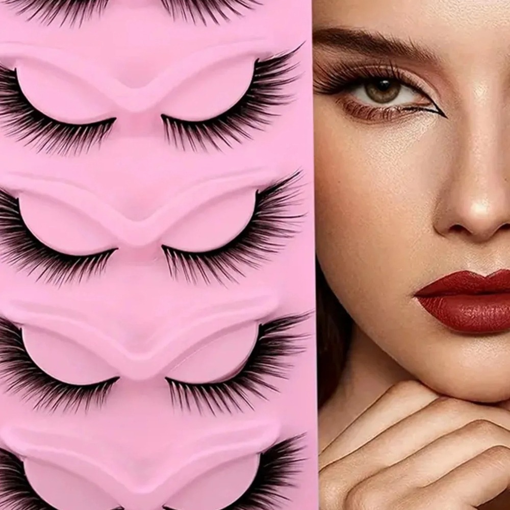 5 Pairs False Eyelashes Natura - огляд і ціна Eyelash Extension Cat Eye