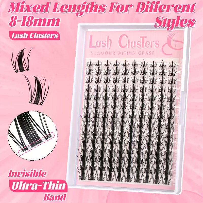 140pcs Fairy Eyelash 8-18mm Ma - огляд і ціна Eyelash Extension Wet Look