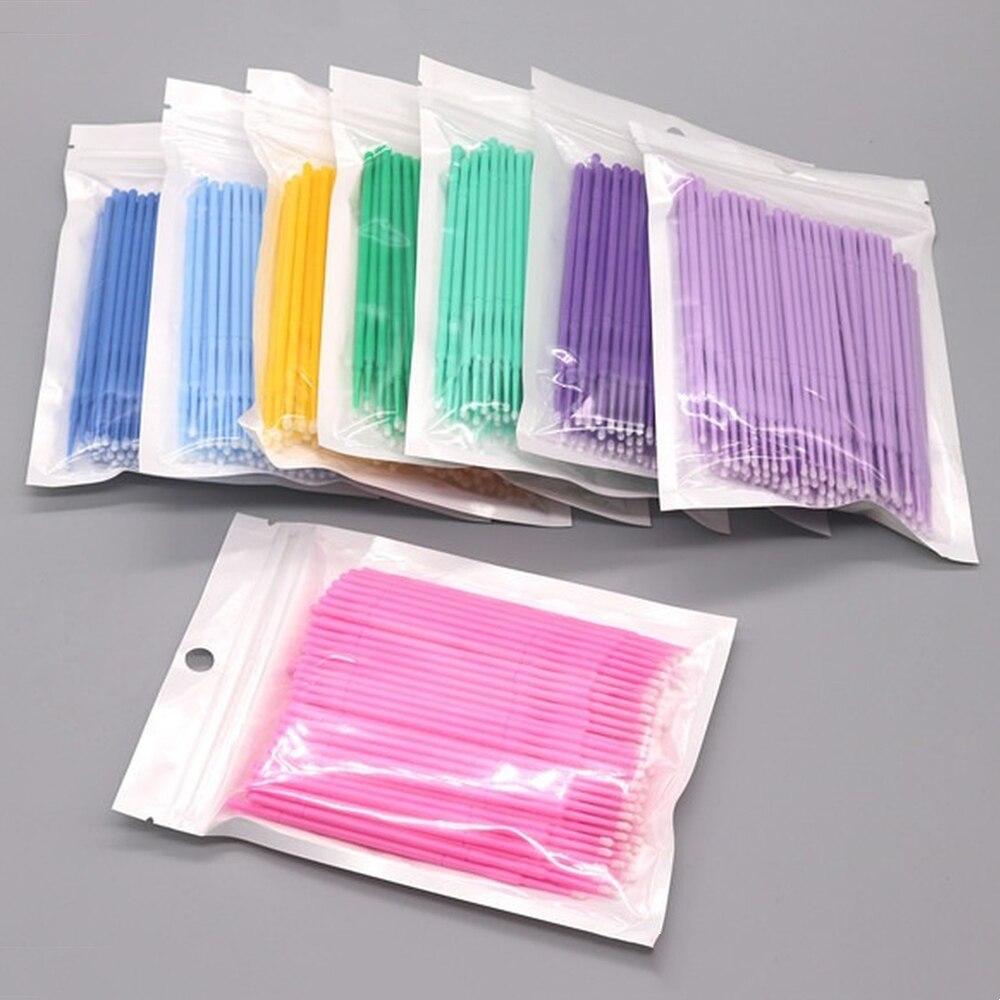 100pcs/lot Micro Brushes Make  - огляд і ціна Eyelash Extension Last