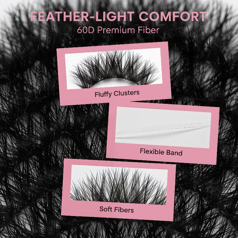 1 Set DIY Individual Eyelashes - огляд і ціна Lash Fan Volume