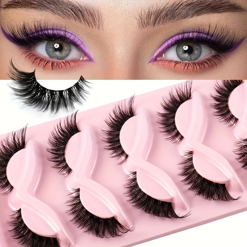 5 Pairs Cat Eye False Eyelashe - огляд і ціна Eyelash Extension Cat Eye