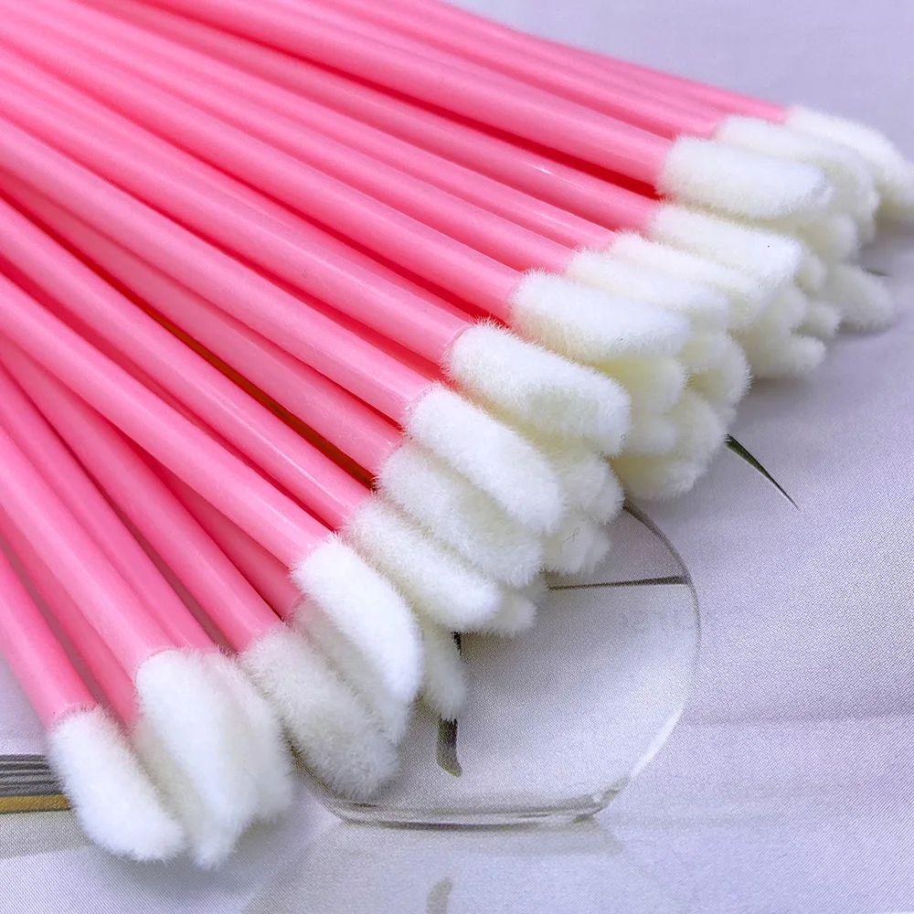 50/500Pcs Disposable Lip Brush - огляд і ціна Eyelash Extension Eyeliner