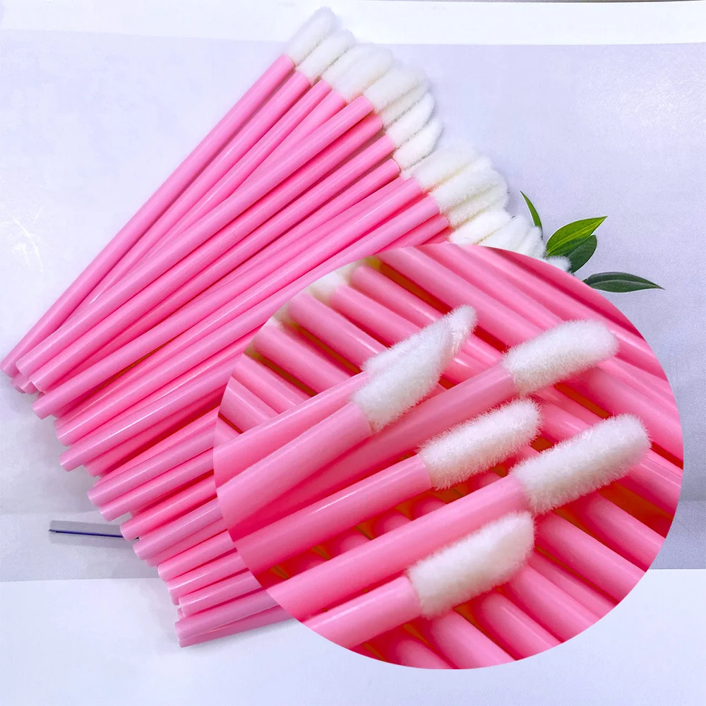 50/500Pcs Disposable Lip Brush - огляд і ціна Eyelash Extension Eyeliner