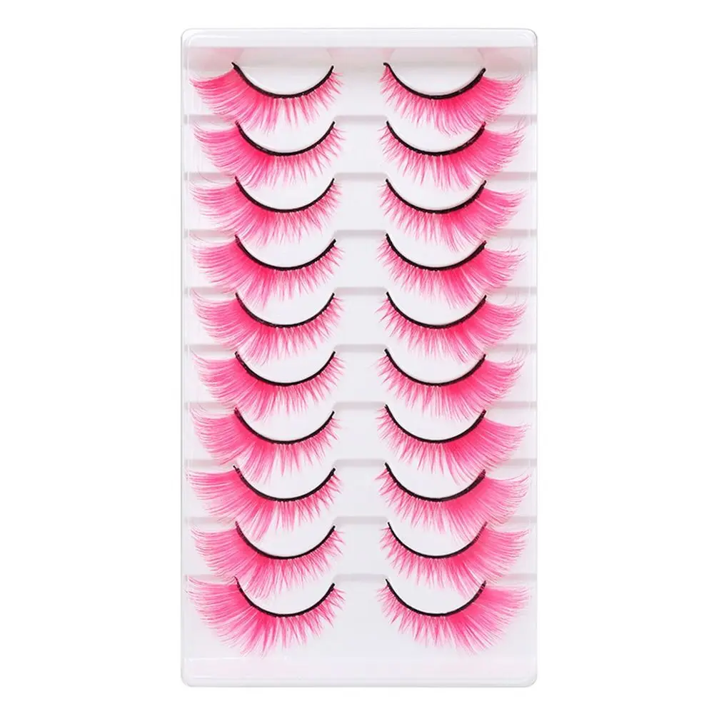 10 Pairs Dramatic Look Colored - огляд і ціна Eyelash Extension Cat Eye