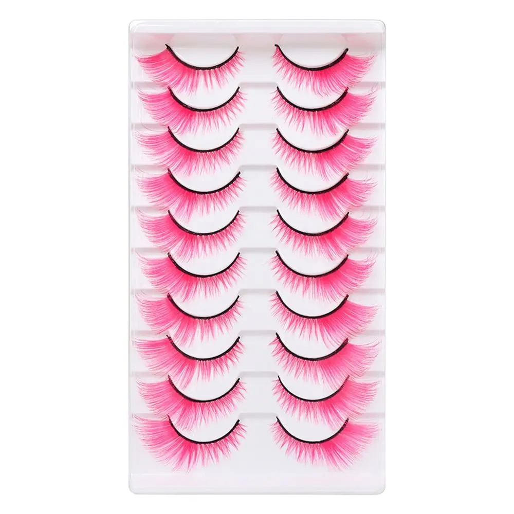 10 Pairs Dramatic Look Colored - огляд і ціна Eyelash Extension Cat Eye