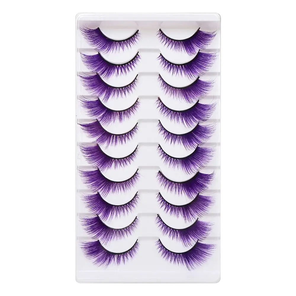 10 Pairs Dramatic Look Colored - огляд і ціна Eyelash Extension Cat Eye