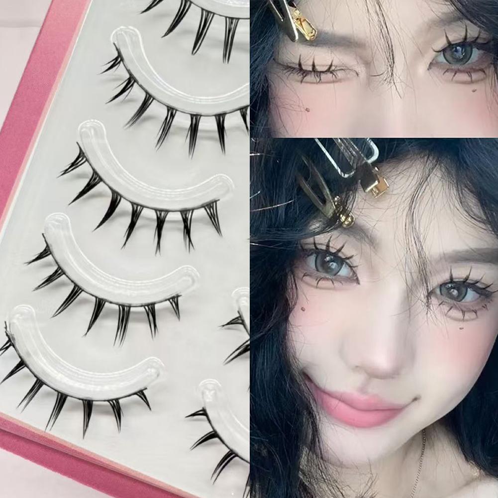 5 Pairs Cosplay Air False Eyel - огляд і ціна Eyelash Extension Wet Look