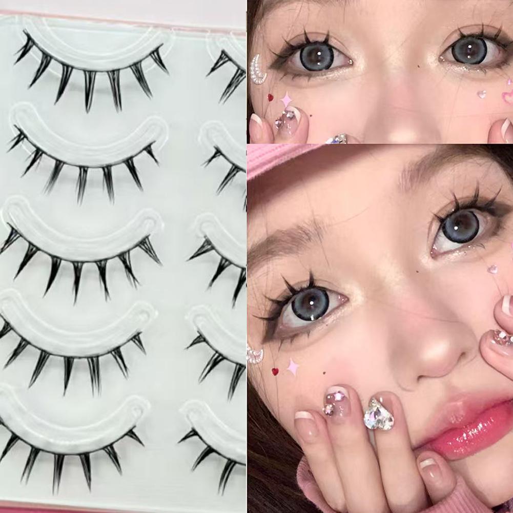 5 Pairs Cosplay Air False Eyel - огляд і ціна Eyelash Extension Wet Look