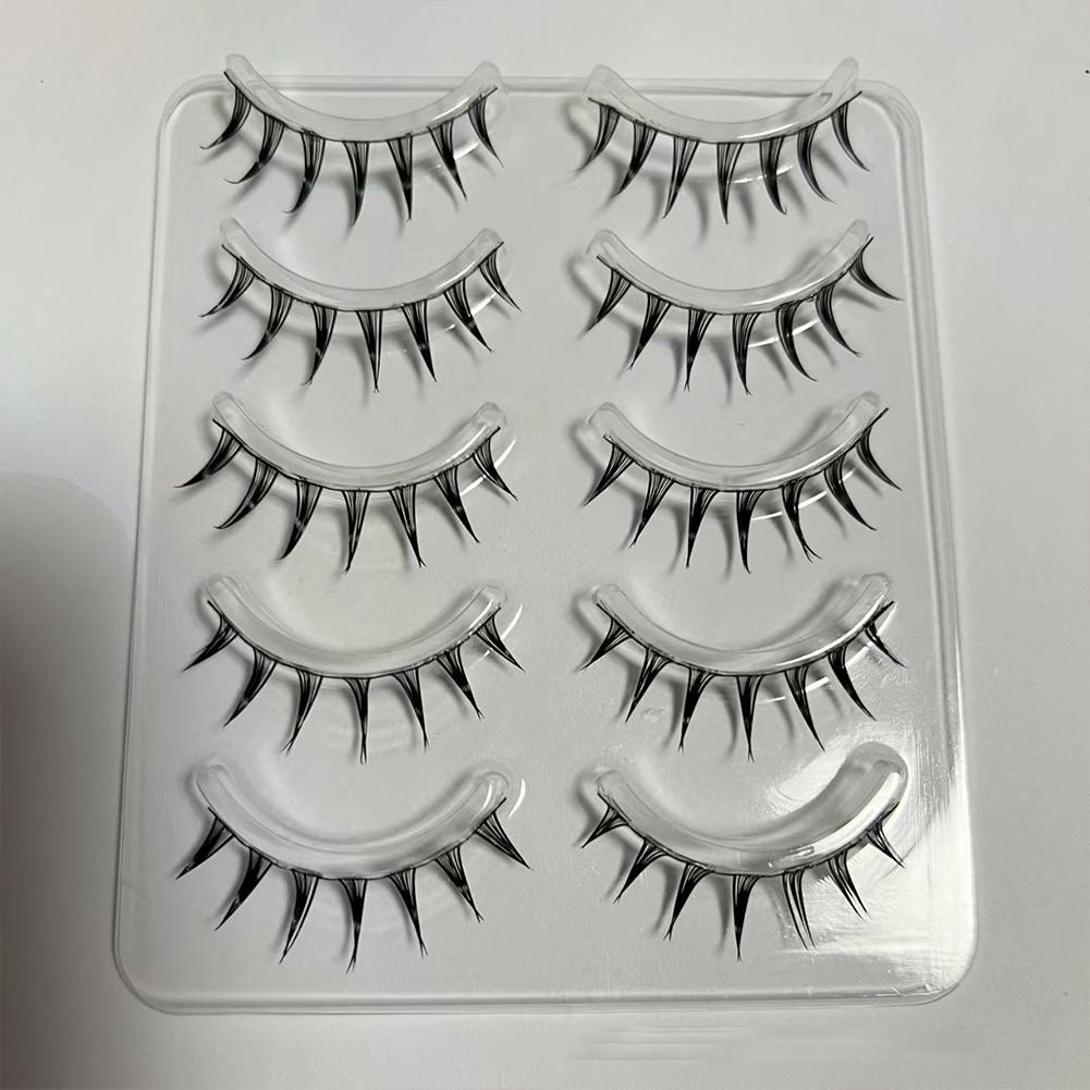5 Pairs Cosplay Air False Eyel - огляд і ціна Eyelash Extension Wet Look