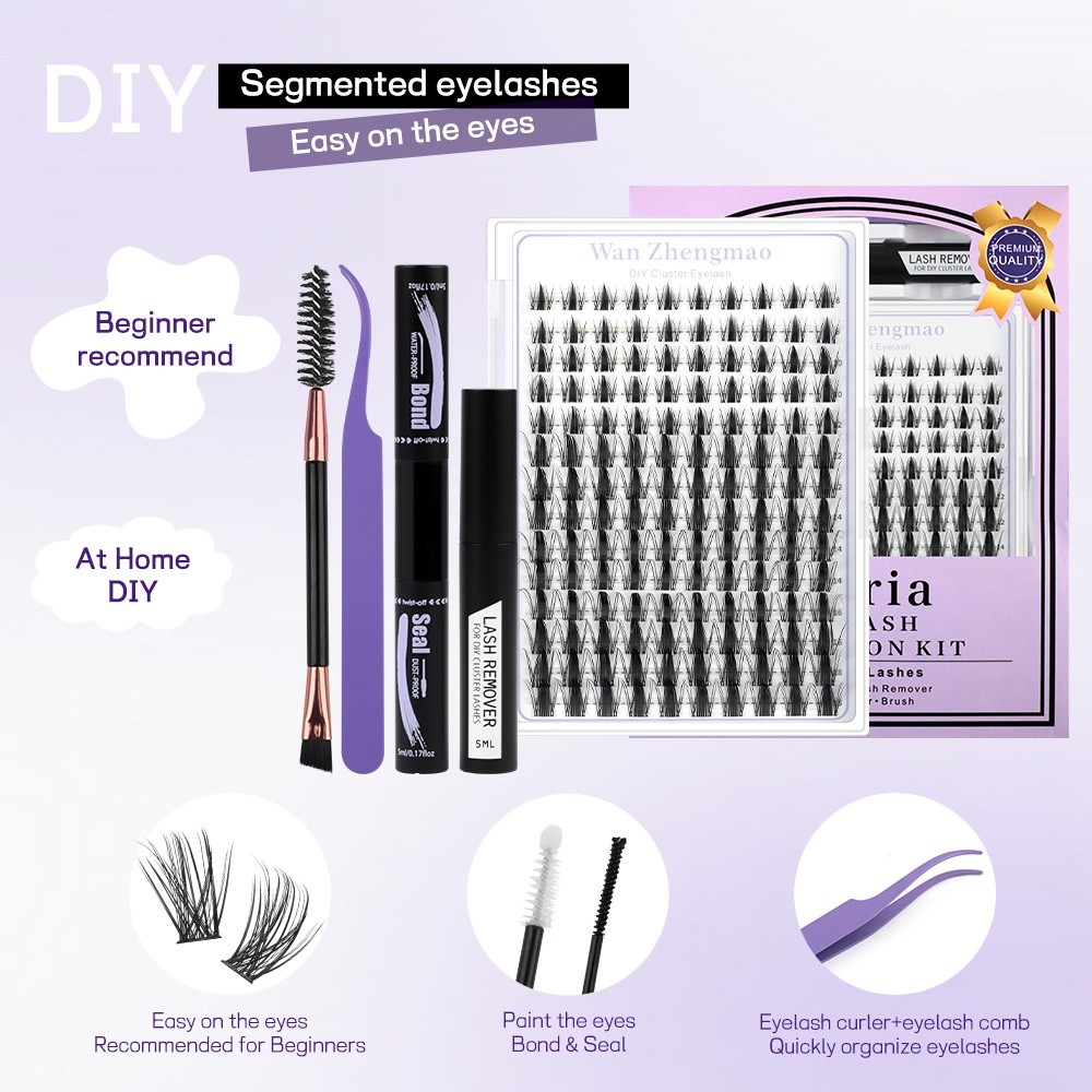 8-18mm Length False Eyelashes  - огляд і ціна Eyelash Extension Look