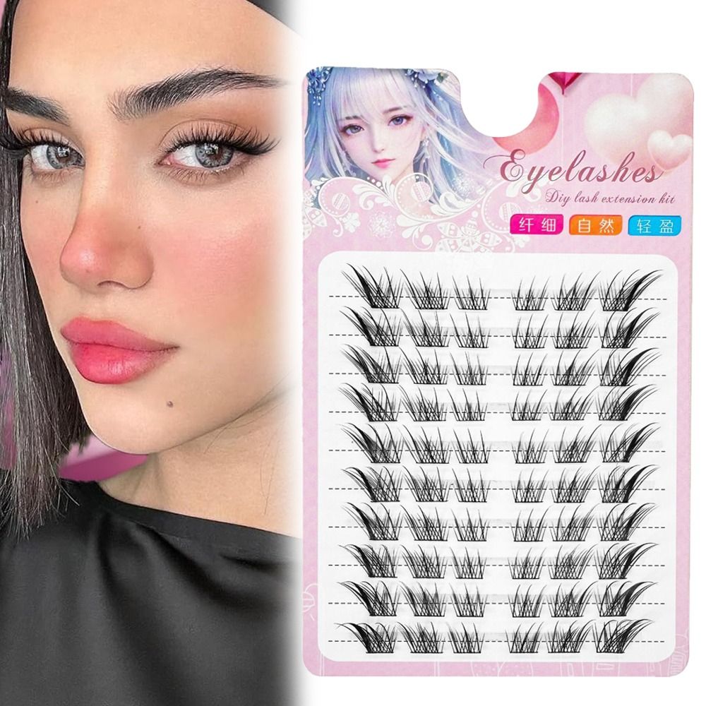 3D Cat Eye Clusters Lashes Nat - огляд і ціна Eyelash Extension Cat Eye