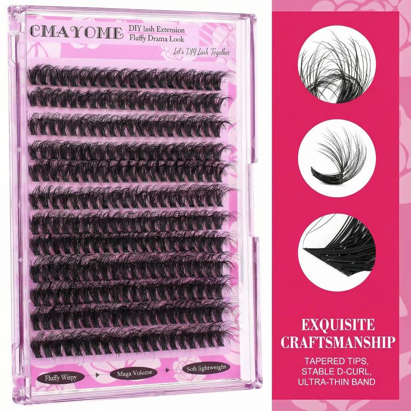 Wispy D Curl Cluster Lashes 14 - огляд і ціна Eyelash Extension Last