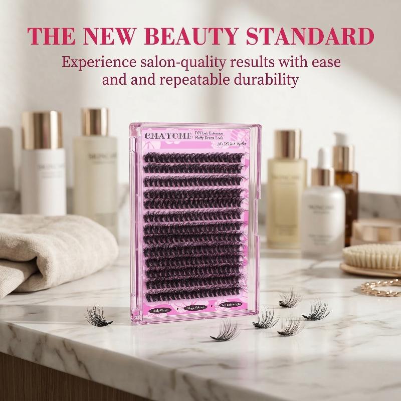 Wispy D Curl Cluster Lashes 14 - огляд і ціна Eyelash Extension Last