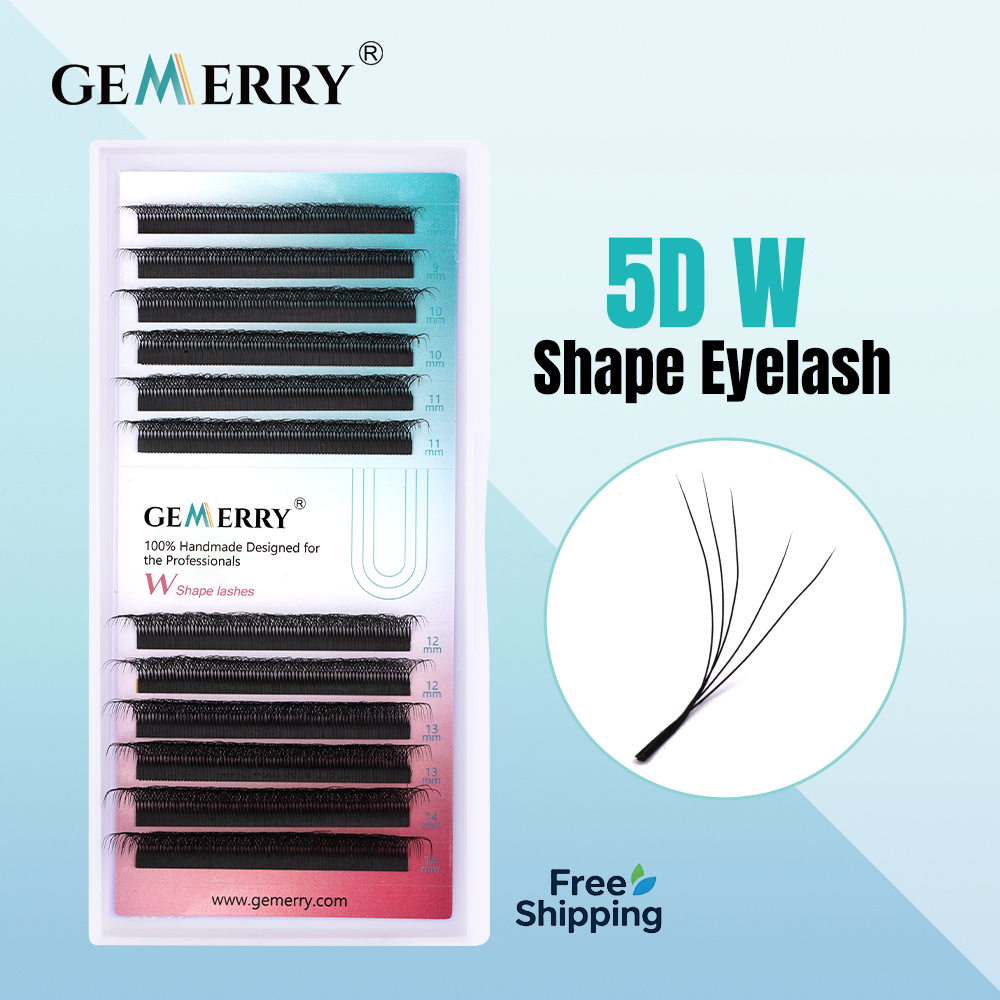 GEMERRY 5D W Shape Eyelash Ext - огляд і ціна Lash Fan Volume